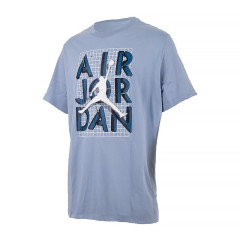 Чоловіча Футболка JORDAN M J BRAND JM STACK SS CREW Блакитний 2XL (7dFN5978-100 2XL)