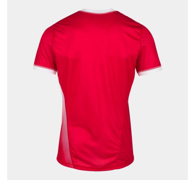 Чоловіча футболка Joma HISPA II Білий Червоний XL (101374.602 XL)