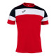 Футболка Joma CREW IV T-SHIRT RED-BLACK S/S червоний S 101534.601 S