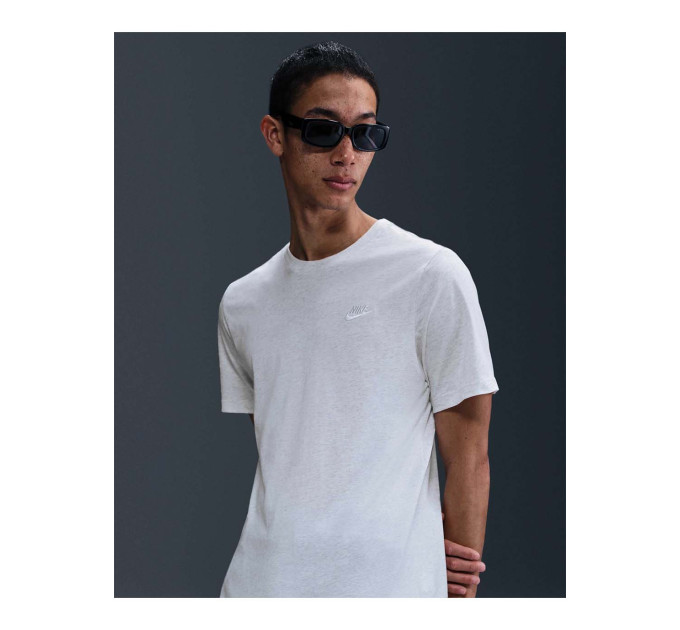 Чоловіча Футболка Nike Sportswear Club T-Shirt Brown Білий L (7dAR4997-051 L)