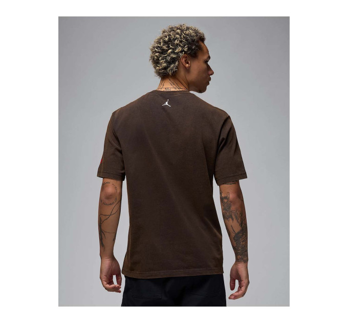 Чоловіча Футболка Jordan M REISSUE GX SS CREW Коричневий S (7dHJ2356-010 S)