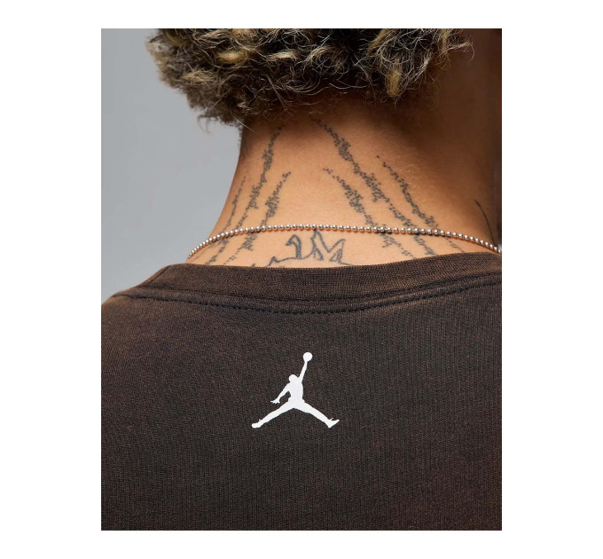 Чоловіча Футболка Jordan M REISSUE GX SS CREW Коричневий S (7dHJ2356-010 S)
