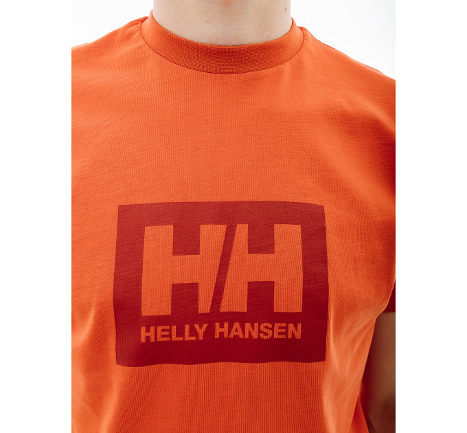 Чоловіча Футболка HELLY HANSEN HH BOX T Помаранчевий M (7d53285-179 M)