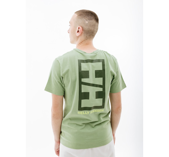Чоловіча Футболка HELLY HANSEN CORE GRAPHIC T Зелений XL (7d53936-406 XL)