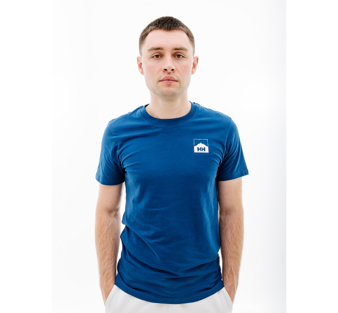 Чоловіча Футболка HELLY HANSEN NORD GRAPHIC HH T-SHIRT Синій XL (7d62979-606 XL)