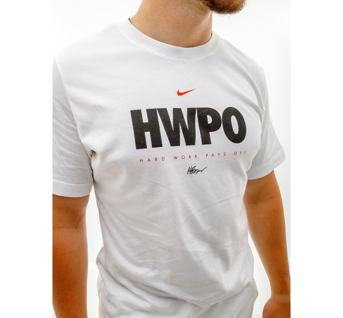 Чоловіча Футболка Nike M NK DFC TEE MF HWPO Білий 2XL (7dDA1594-100 2XL)