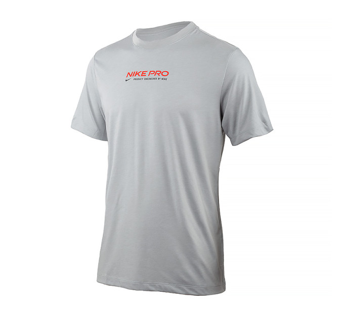 Чоловіча Футболка Nike M NK DF TEE DB NK PRO 2 Сірий S (DM5677-077 S)