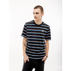 Чоловіча Футболка Nike M TEE CLUB STRIPE Чорний M (7dDZ2985-011 M)