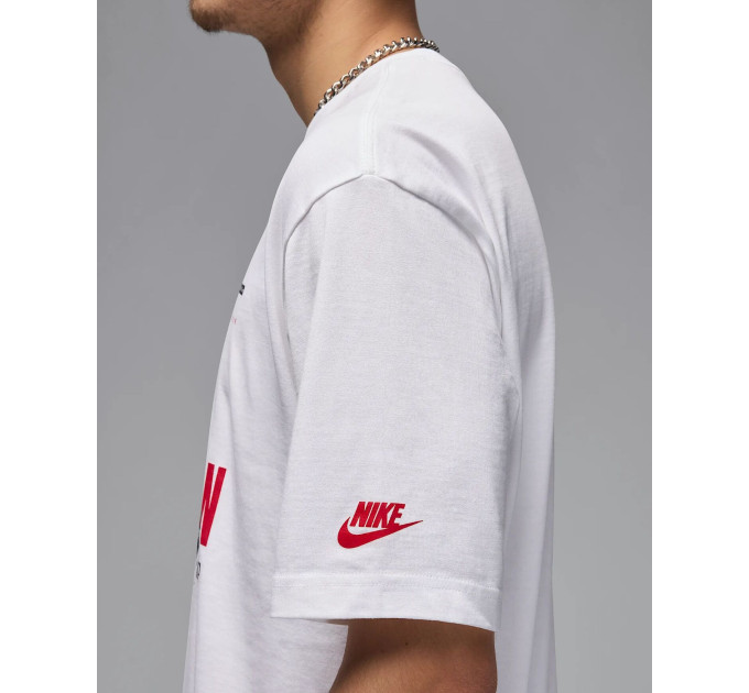 Чоловіча Футболка Jordan MREISSUE GX SS CREW Білий S (7dHJ2356-100 S)