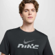 Чоловіча Футболка Nike M DF UV MILER FLASH SS Сірий XL (7dIB4127-070 XL)