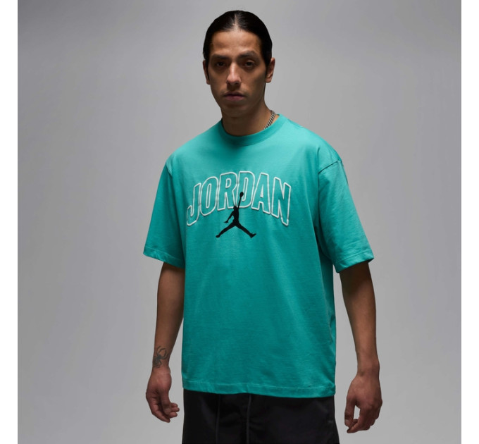 Чоловіча Футболка Jordan M BRK ARCH JD HBR SS CREW Бірюзовий L (7dIB7347-392 L)