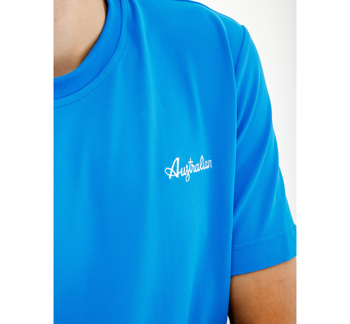 Чоловіча Футболка AUSTRALIAN EASY TECH PIQUE' T-SHIRT R-FIT Блакитний L (7dLSUTS0003-626 L)