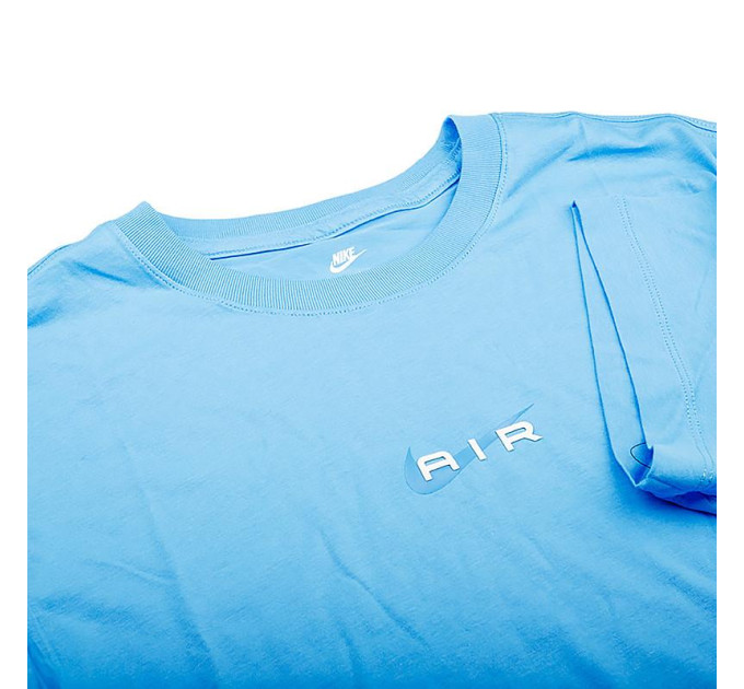 Чоловіча Футболка Nike M TEE AIR Блакитний S (7dFQ3789-412 S)
