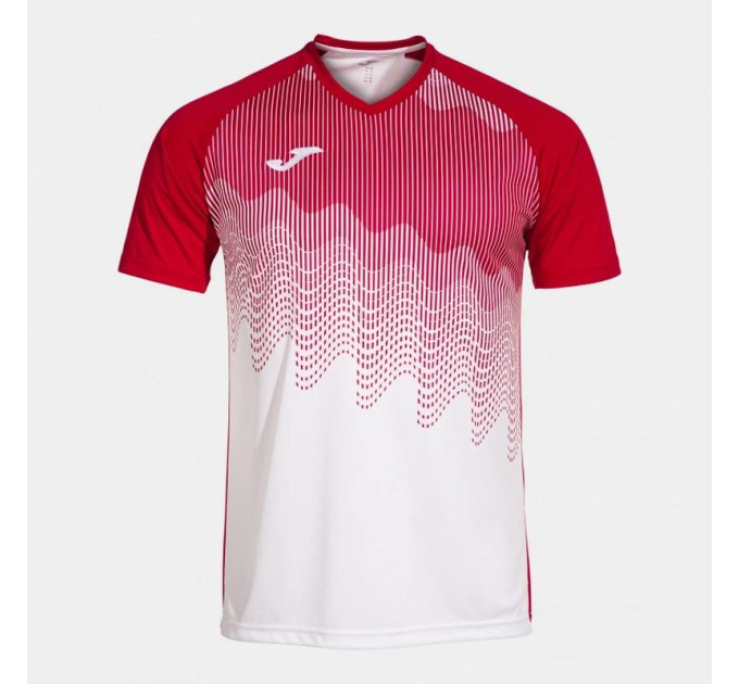 Чоловіча Футболка Joma TIGER VI Червоний L (103679.206 L) Чоловіча Футболка Joma TIGER VI Червоний L (103679.206 L)