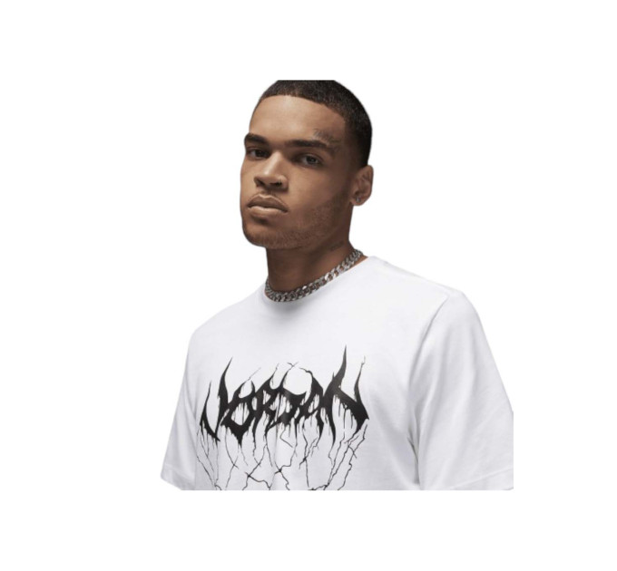 Чоловіча Футболка Jordan M SPRT SS DF GFX CREW Білий S (7dFN5974-100 S)