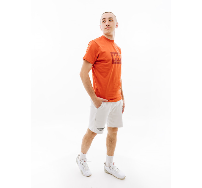 Чоловіча Футболка HELLY HANSEN HH BOX T Помаранчевий XL (7d53285-179 XL)