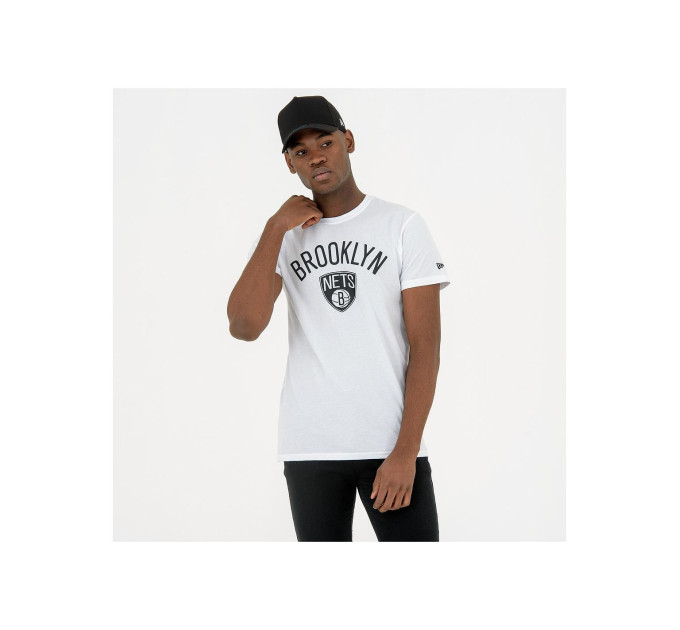 Чоловіча Футболка New Era NBA REGULAR NETS Білий M (7d60416753 M)