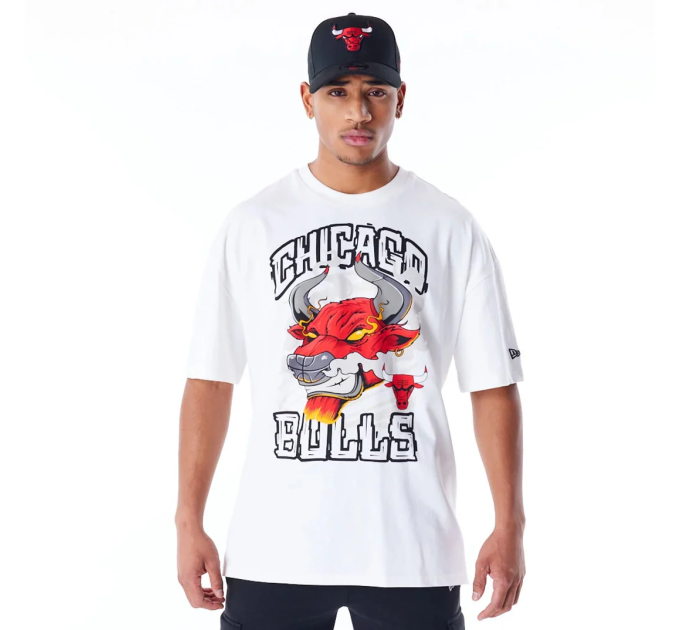 Чоловіча Футболка New Era GRAPHIC BULLS Білий L (7d60565031 L)