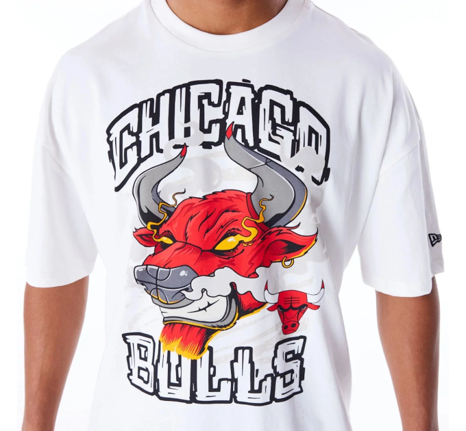 Чоловіча Футболка New Era GRAPHIC BULLS Білий L (7d60565031 L)