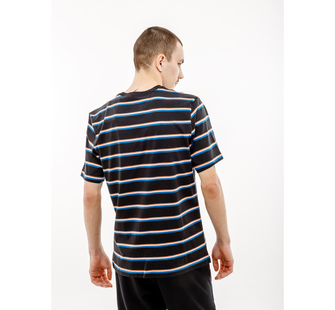 Чоловіча Футболка Nike M TEE CLUB STRIPE Чорний XL (7dDZ2985-011 XL)