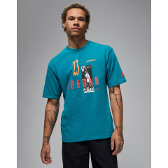 Чоловіча Футболка Jordan MREISSUE GX SS CREW Бірюзовий M (7dHJ2356-301 M)