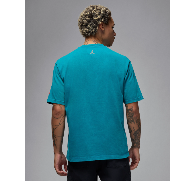 Чоловіча Футболка Jordan MREISSUE GX SS CREW Бірюзовий M (7dHJ2356-301 M)