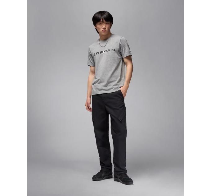 Чоловіча Футболка Jordan M JD AIR SS CREW Сірий M (7dIB7353-091 M)