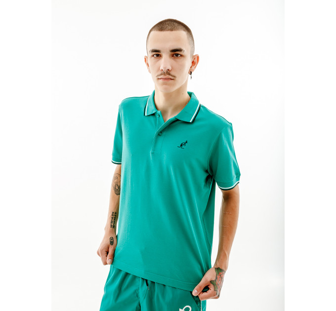 Чоловіча Футболка AUSTRALIAN 2-STRIPE PIQUE' POLO - R-FIT Зелений L (7dLSUPO0005-913 L) Чоловіча Футболка AUSTRALIAN 2-STRIPE PIQUE' POLO - R-FIT Зелений L (7dLSUPO0005-913 L)