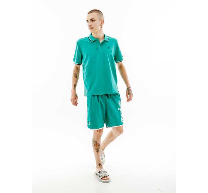 Чоловіча Футболка AUSTRALIAN 2-STRIPE PIQUE' POLO - R-FIT Зелений L (7dLSUPO0005-913 L)