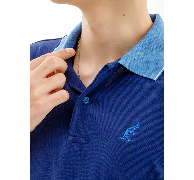 Чоловіча Футболка AUSTRALIAN LINES POLO PIQUE' EL R-FIT Синій 2XL (7dLSUPO0010-842 2XL)
