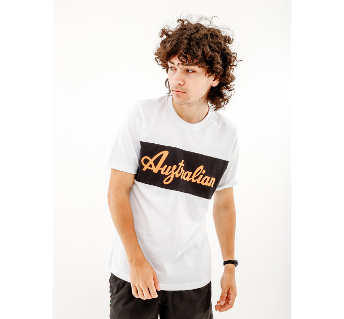 Чоловіча Футболка AUSTRALIAN COTTON LOGO T-SHIRT Білий M (7dLSUTS0004-002B M)
