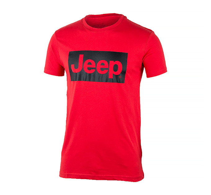 Чоловіча Футболка JEEP T-SHIRT Contours J22W Червоний 2XL (O102581-R699 2XL)