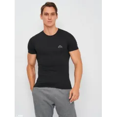 Футболка Kappa T-shirt Mezza Manica Girocollo чорний Чол 2XL K1304 Nero 2XL
