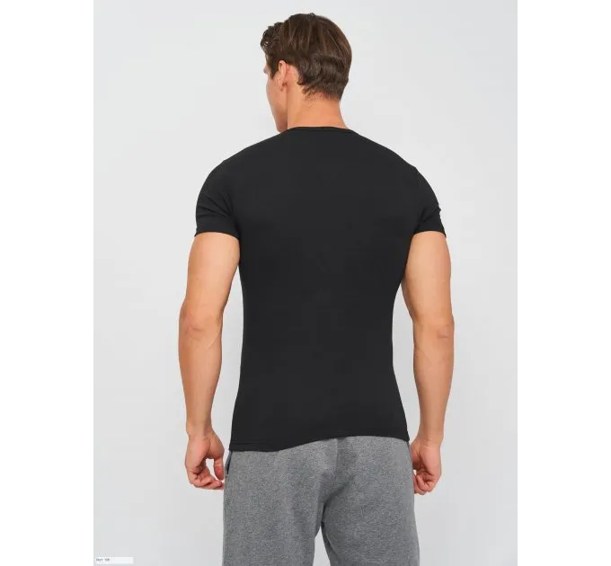 Футболка Kappa T-shirt Mezza Manica Girocollo чорний Чол 2XL K1304 Nero 2XL