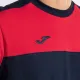 Чоловіча футболка Joma CREW V Темно-синій Червоний M (103296.336)