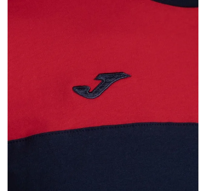 Чоловіча футболка Joma CREW V Темно-синій Червоний M (103296.336)