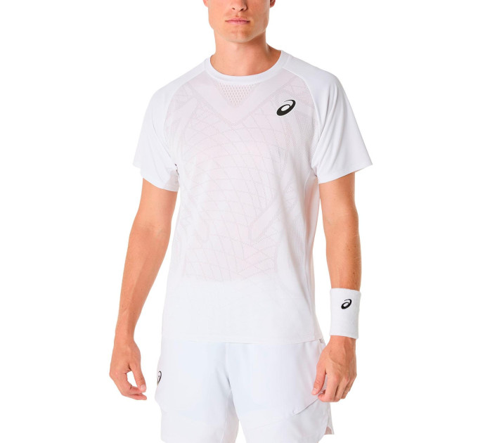 Чоловіча Футболка Asics MATCH ACTIBREEZE SS TOP Білий M (2041A320-100 M)