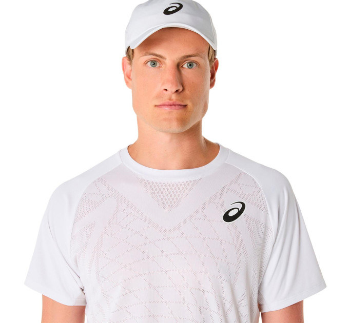 Чоловіча Футболка Asics MATCH ACTIBREEZE SS TOP Білий M (2041A320-100 M)