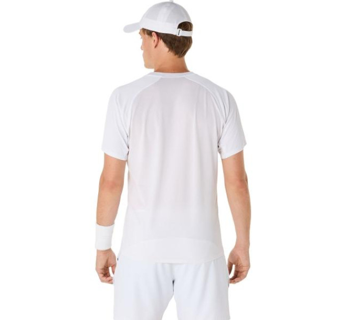 Чоловіча Футболка Asics MATCH ACTIBREEZE SS TOP Білий M (2041A320-100 M)
