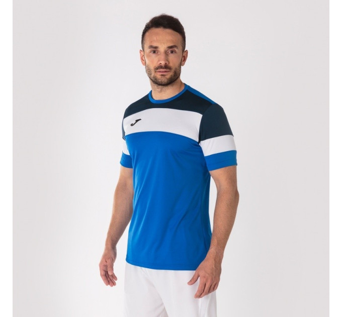 Футболка Joma CREW IV T-SHIRT ROYAL-DARK NAVY S/S блакитний M 101534.703 M