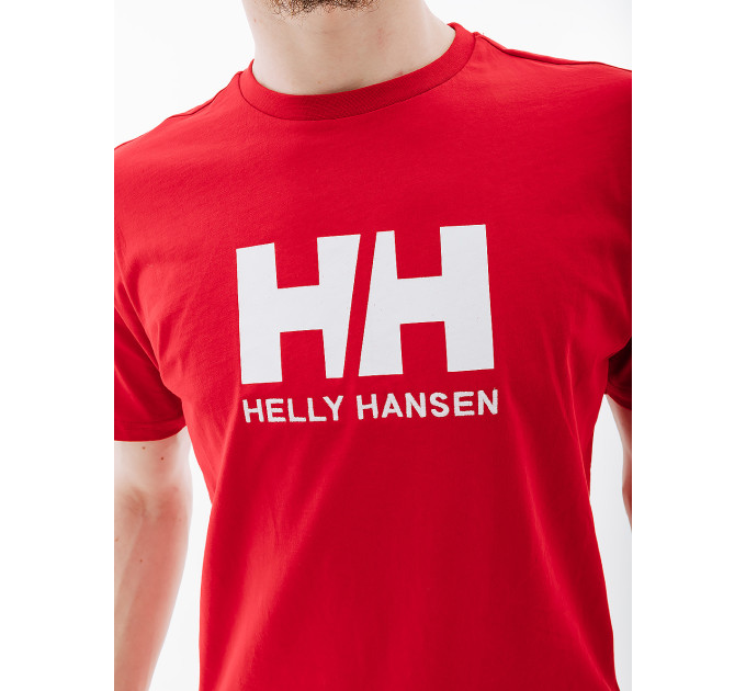 Чоловіча Футболка HELLY HANSEN HH LOGO T-SHIRT Червоний XL (7d33979-163 XL)