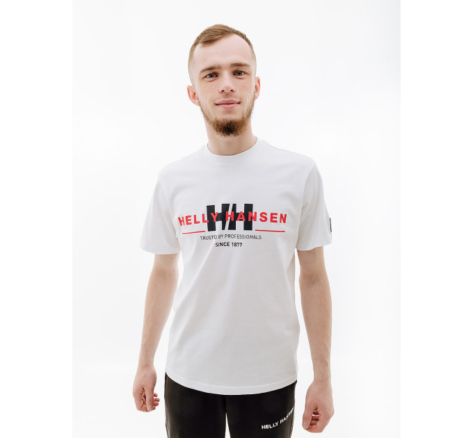 Чоловіча Футболка HELLY HANSEN RWB GRAPHIC T-SHIRT Білий XL (7d53763-001 XL)