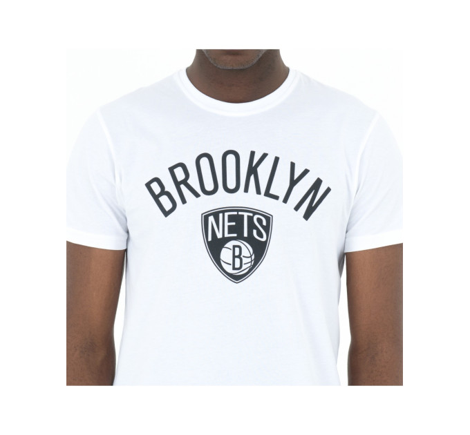 Чоловіча Футболка New Era NBA REGULAR NETS Білий S (7d60416753 S)