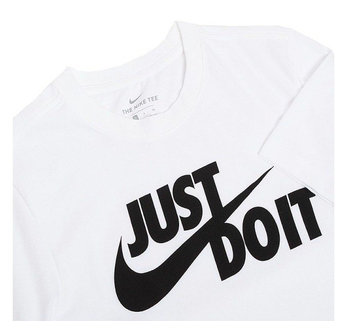 Чоловіча Футболка Nike M NSW TEE JUST DO IT SWOOSH Білий S (7dAR5006-100 S)