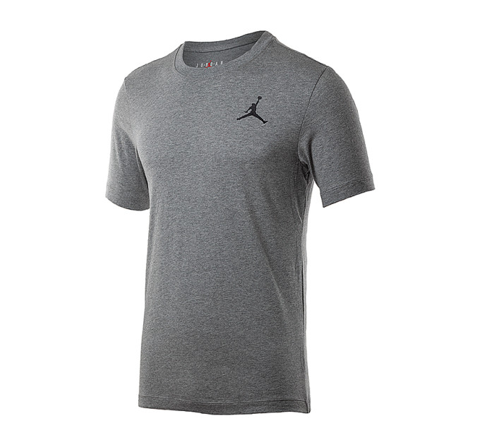 Чоловіча Футболка JORDAN JUMPMAN EMB SS CREW Сірий M (DC7485-091)