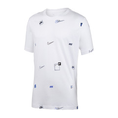 Чоловіча Футболка Nike M NSW 12 MO LOGO AOP TEE Білий XL (7dDN5246-100 XL)