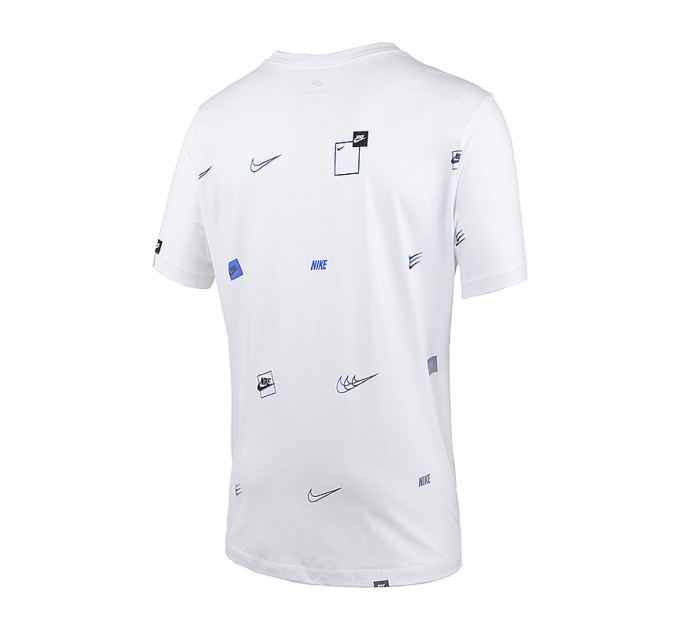 Чоловіча Футболка Nike M NSW 12 MO LOGO AOP TEE Білий XL (7dDN5246-100 XL)