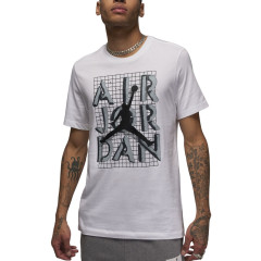 Чоловіча Футболка JORDAN M J BRAND JM STACK SS CREW Білий S (7dFN5978-100 S)