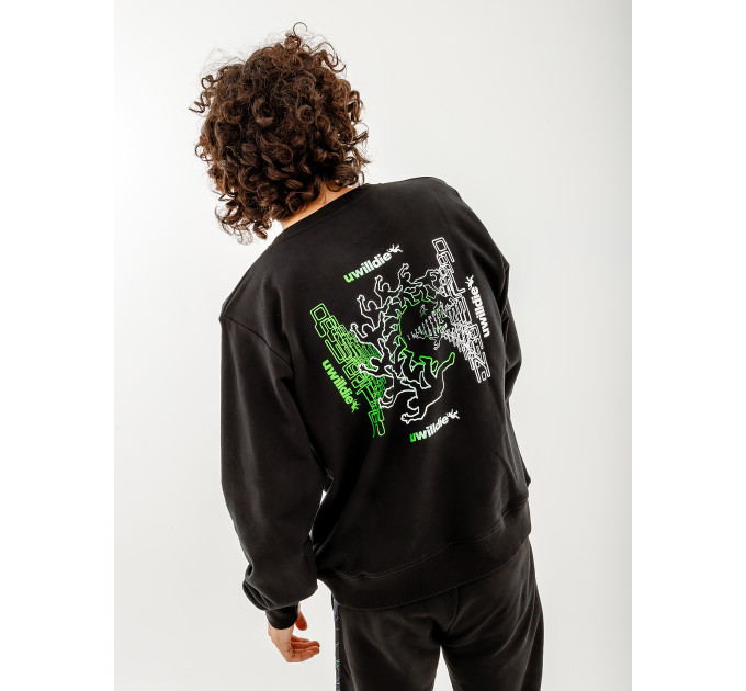 Чоловіча Футболка AUSTRALIAN UWILLDIE23 CREWNECK Чорний L (7dHCUFE0064-003 L)