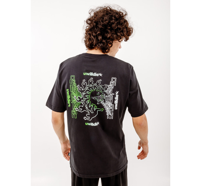 Чоловіча Футболка AUSTRALIAN UWILLDIE23 COTTON TEE Чорний L (7dHCUTS0051-003 L)